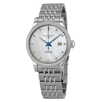 Record Automatic Chronometer Diamond White Mother of Pearl Dial Watch L2.321.4.87.6