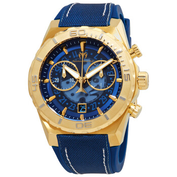 Reef Chronograph Quartz Blue Dial Watch TM519009