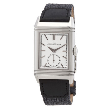 Reverso Tribute Monoface Hand Wind Silver Dial Watch Q713842J