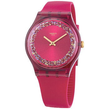Ruby Rings Quartz Red Dial Watch SUOP111