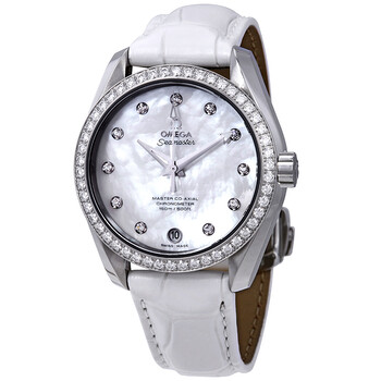 Seamaster Aqua Terra Automatic Diamond White Mother of Pearl Dial Watch 231.18.39.21.55.001