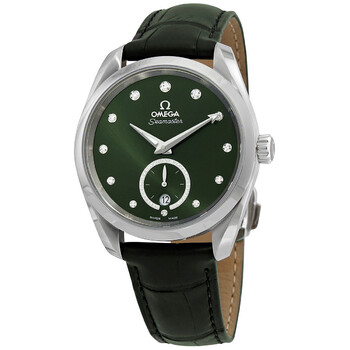 Seamaster Automatic Chronometer Diamond Green Dial Watch 220.13.38.20.60.001
