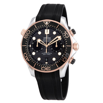 Seamaster Diver 300m CoAxial Master Chronograph Automatic Chronometer Black Dial Watch 210.22.44.51.01.001