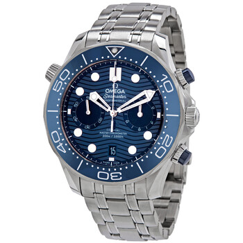 Seamaster Diver Chronograph Automatic Chronometer Blue Dial Watch 210.30.44.51.03.001