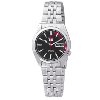 Series 5 Automatic Black Dial Watch SNK375K1