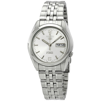 Series 5 Automatic White Dial Watch SNK385