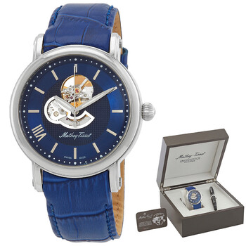 Skeleton Automatic Blue Dial Watch H7053ABU