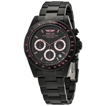 Speedway Chronograph Quartz Black Dial Watch