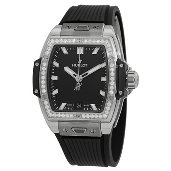 Spirit Of Big Bang Automatic Diamond Matte Black Dial Watch 662.NX.1170.RX.1204