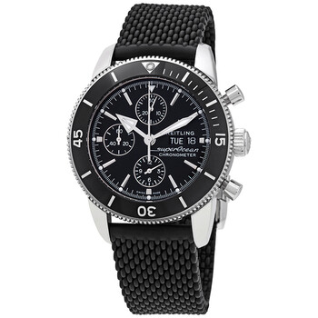 Superocean Heritage II Chronograph Automatic Chronometer Black Dial Watch A13313121B1S1
