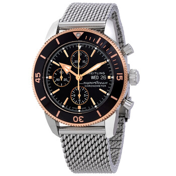 Superocean Heritage II Chronograph Automatic Chronometer Black Dial Watch U13313121B1A1