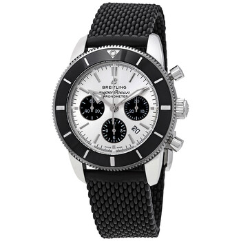 Superocean Heritage II Chronograph Automatic Chronometer Silver Dial Watch AB0162121G1S1