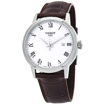 TClassic Quartz White Dial Watch T129.410.16.013.00