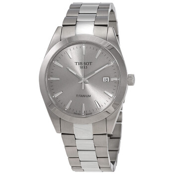TClassic Titanium Quartz Grey Dial Watch T127.410.44.081.00