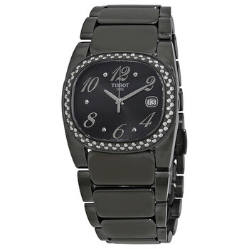 TMoments Black Dial Black PVD Watch T0093101105702