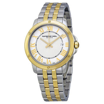 Tango White Dial Twotone Watch 5591STP00308