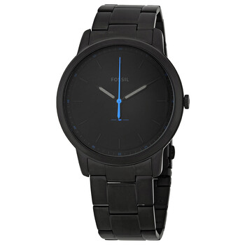 The Minimalist Black Satin Dial Watch FS5308