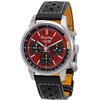 Top Time B01 Chevrolet Corvette Chronograph Automatic Chronometer Red Dial Watch AB01761A1K1X1