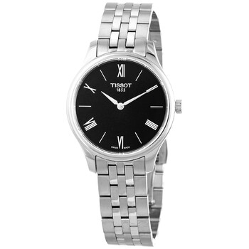 Tradition 5.5 Quartz Black Dial Watch T063.209.11.058.00