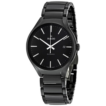 True Automatic Black Dial Black Ceramic Watch R27056152