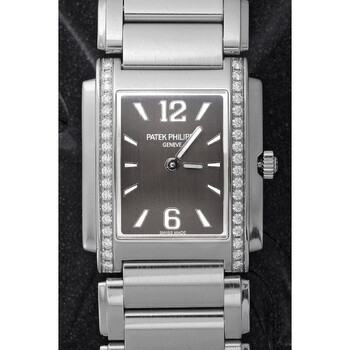 Twenty4 Quartz Grey Sunburst Diamond Watch 49101200A010