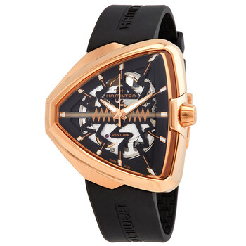 Ventura Automatic Black Dial Watch H24525331