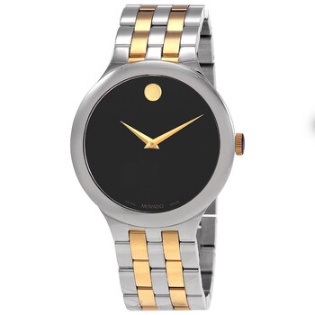 Veturi Black Museum Dial Quartz Watch