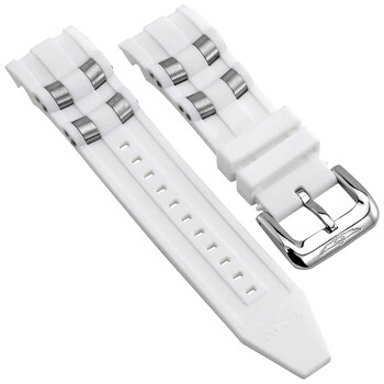 Watch 26mm White Polyurethane Strap for Pro Diver 20290 C00190PUWHTSS