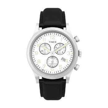 Waterbury Traditional Chronograph Quartz Silver Dial Watch TW2W48100