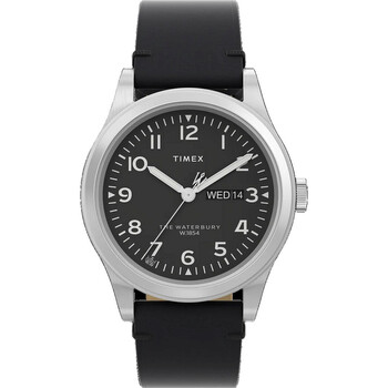 Waterbury Traditional Day Date Quartz Black Dial Watch TW2W14700