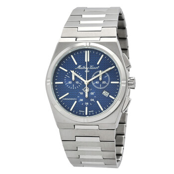 Zoltan Chrono Chronograph Quartz Blue Dial Watch H117CHABU