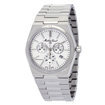 Zoltan Chrono Chronograph Quartz Silver Dial Watch H117CHAS