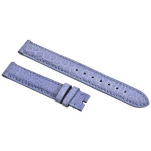 14MM Light Blue Alligator Leather Strap