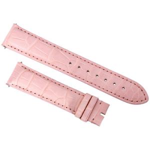 20 MM Matte Pink Alligator Leather Strap