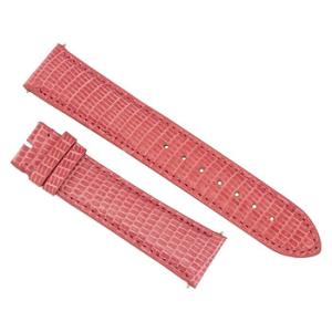 20 MM Shiny Bubble Gum Lizard Leather Strap