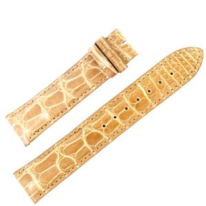 20 MM Shiny Natural Alligator Leather Strap