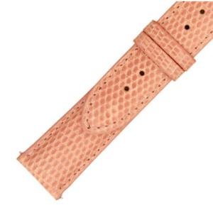 21 MM Shiny Pink Lizard Leather Strap