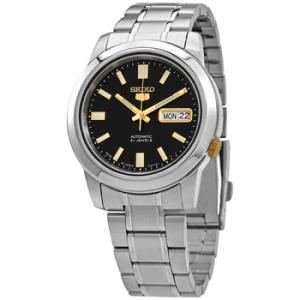 5 Automatic Black Dial Watch SNKK17J1