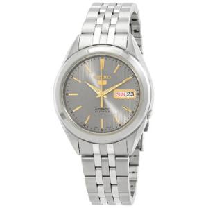 5 Automatic Grey Dial Watch SNKL19K1
