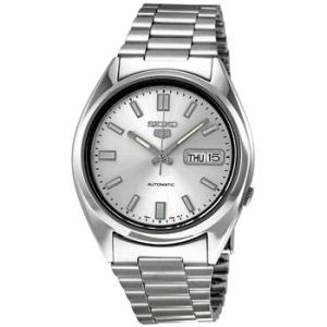 5 Automatic Silver Dial Stainless Steel Watch SNXS73