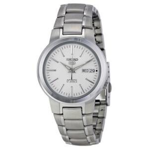 5 Automatic White Dial Watch SNKA01