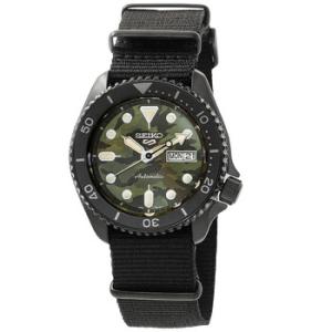 5 Sports Automatic Green Camouflage Dial Watch SRPJ37K1