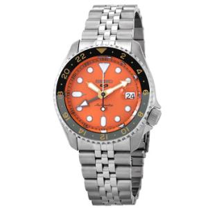 5 Sports GMT Automatic Orange Dial Watch SSK005K1