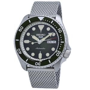 5 sports Automatic Green Dial Watch SRPD75K1