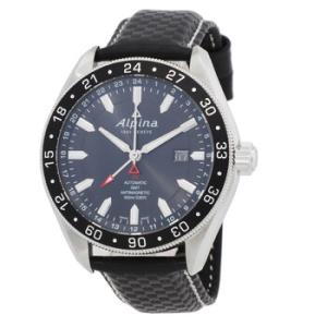 Alpiner 4 GMT GMT Automatic Black Dial Watch AL550G5AQ6SR