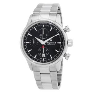 Alpiner Chronograph Automatic Black Dial Steel Watch AL750B4E6B