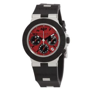 Aluminium Chronograph Automatic Red Dial Watch