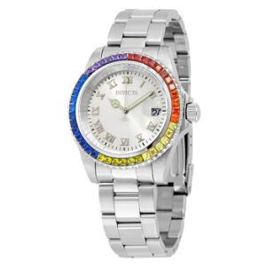 Angel Silver Dial Stainless Steel Watch