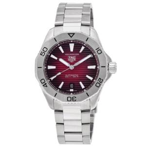 Aquaracer Automatic Red Dial Watch WBP2114.BA0627