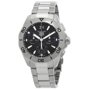 Aquaracer Chronograph Quartz Black Dial Watch CBP1110.BA0627